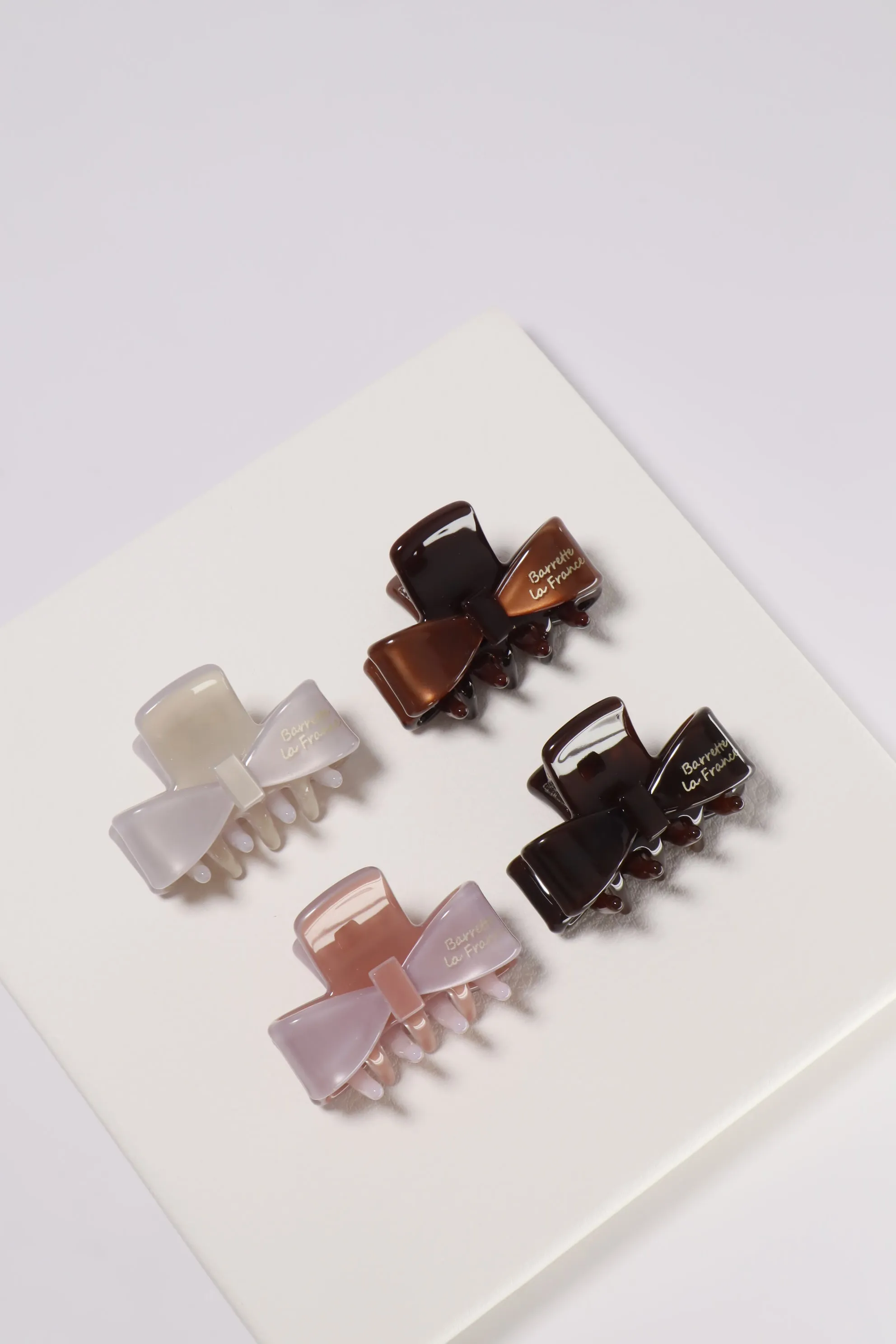 Medium Ribbon Korean Handmade Acetate Hair Claw Barrette Clip