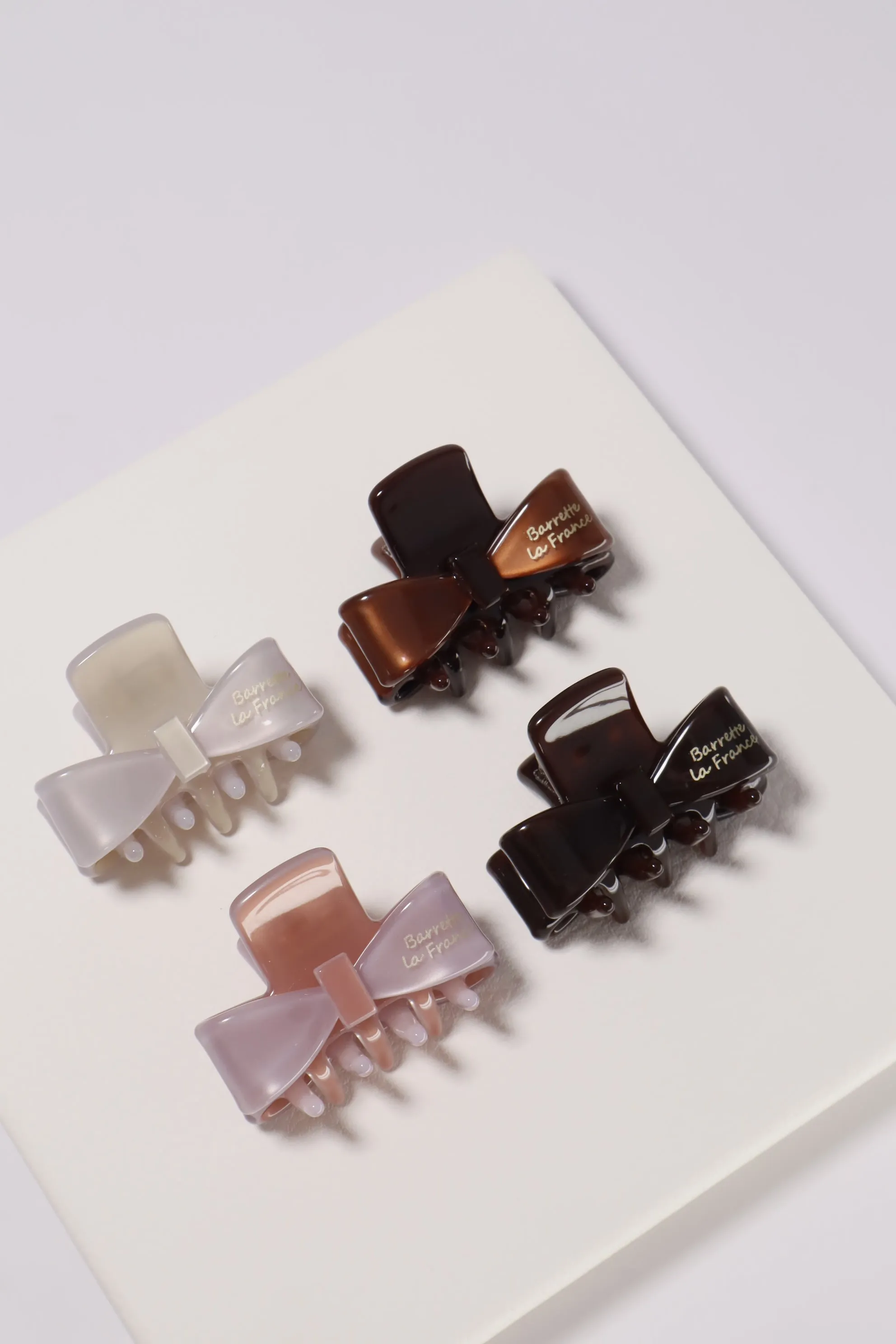 Medium Ribbon Korean Handmade Acetate Hair Claw Barrette Clip