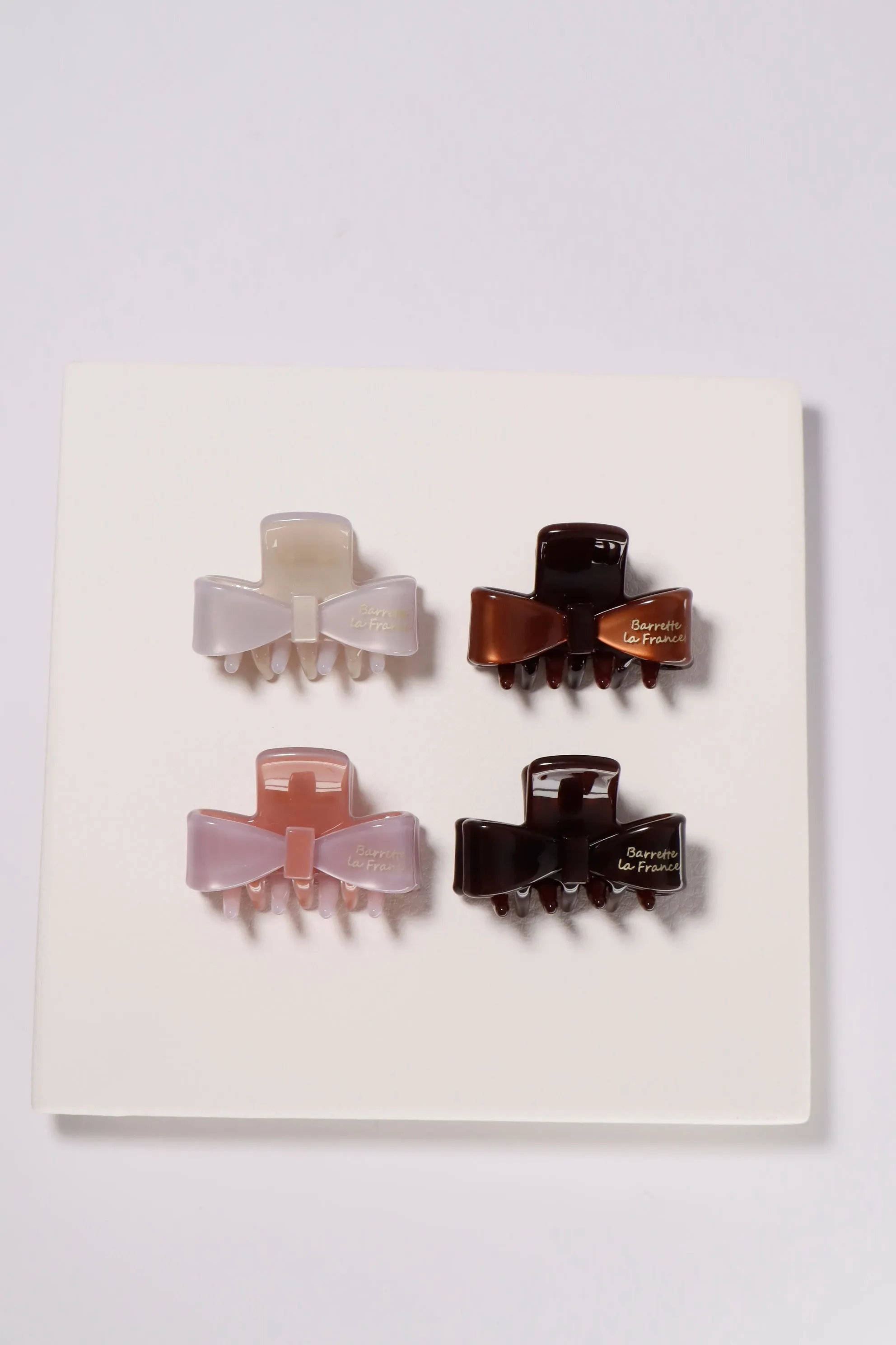 Medium Ribbon Korean Handmade Acetate Hair Claw Barrette Clip