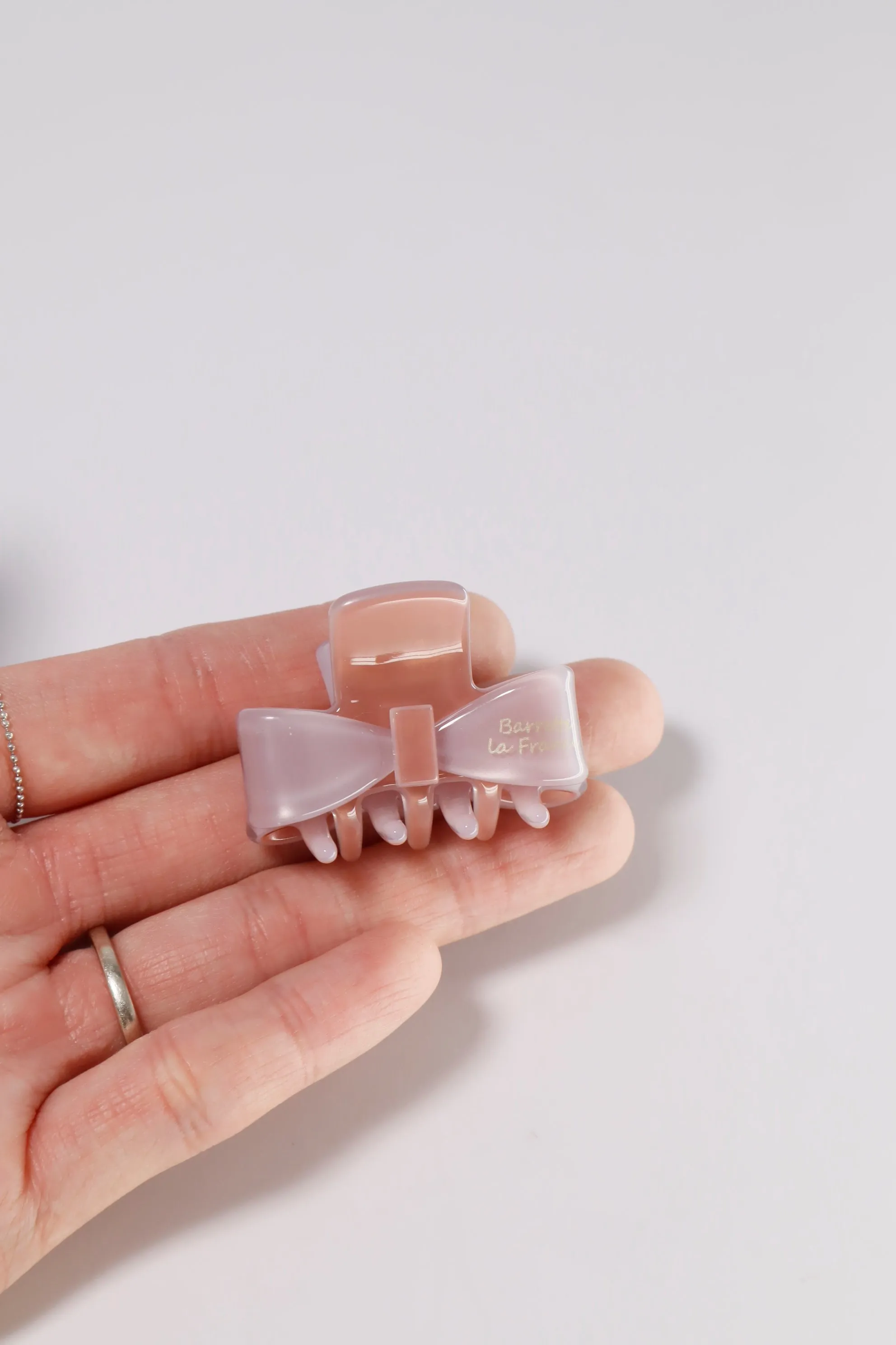 Medium Ribbon Korean Handmade Acetate Hair Claw Barrette Clip