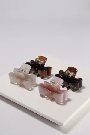 Medium Ribbon Korean Handmade Acetate Hair Claw Barrette Clip