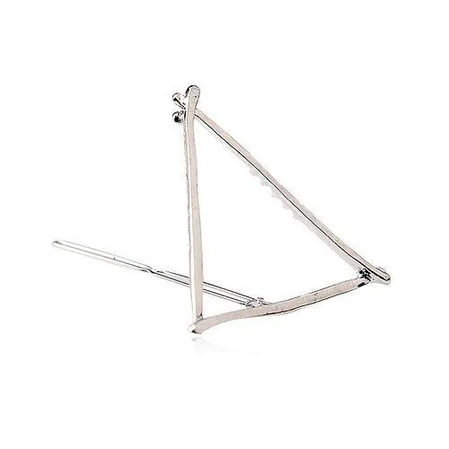 Minimalist Geometric Metal Barrette Hair Clip