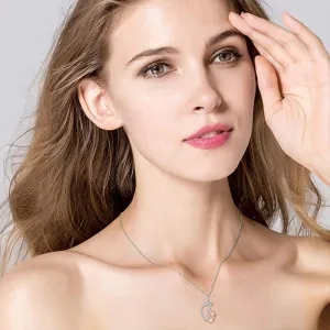 Mother and Child Footprints Necklace