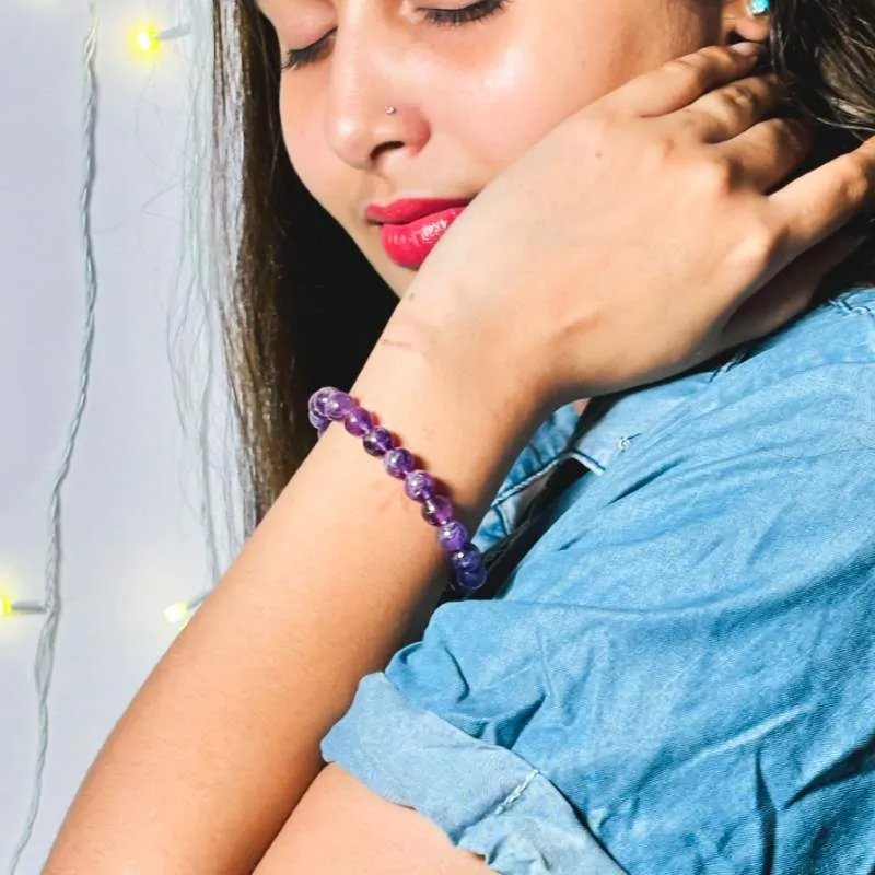 Natural Amethyst Bracelet