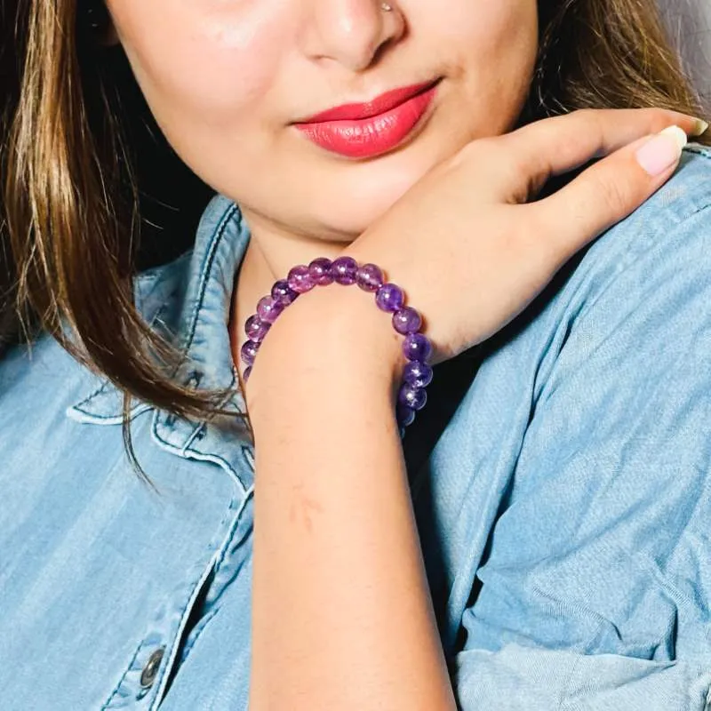 Natural Amethyst Bracelet