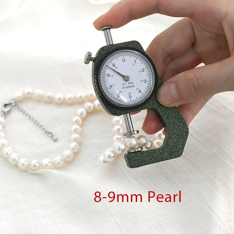 Natural Freshwater Pearl Necklace Near Round