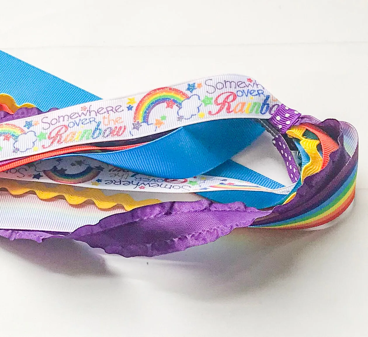 Over the Rainbow Ponytail Ribbon Streamers I The Enchanted Magnolia