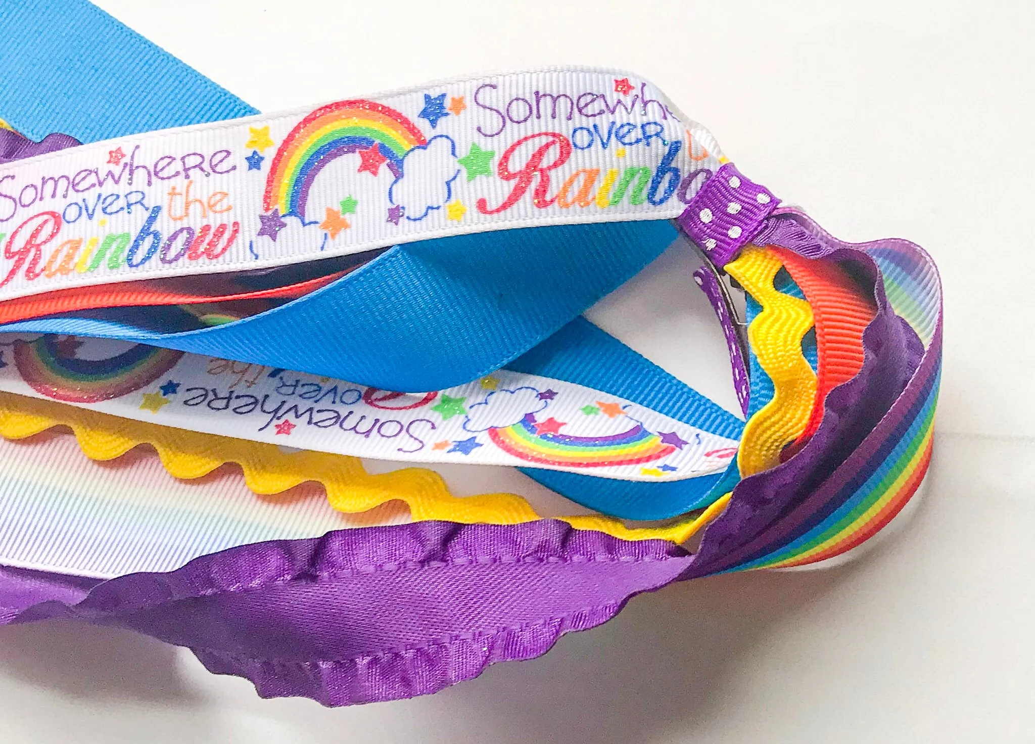 Over the Rainbow Ponytail Ribbon Streamers I The Enchanted Magnolia