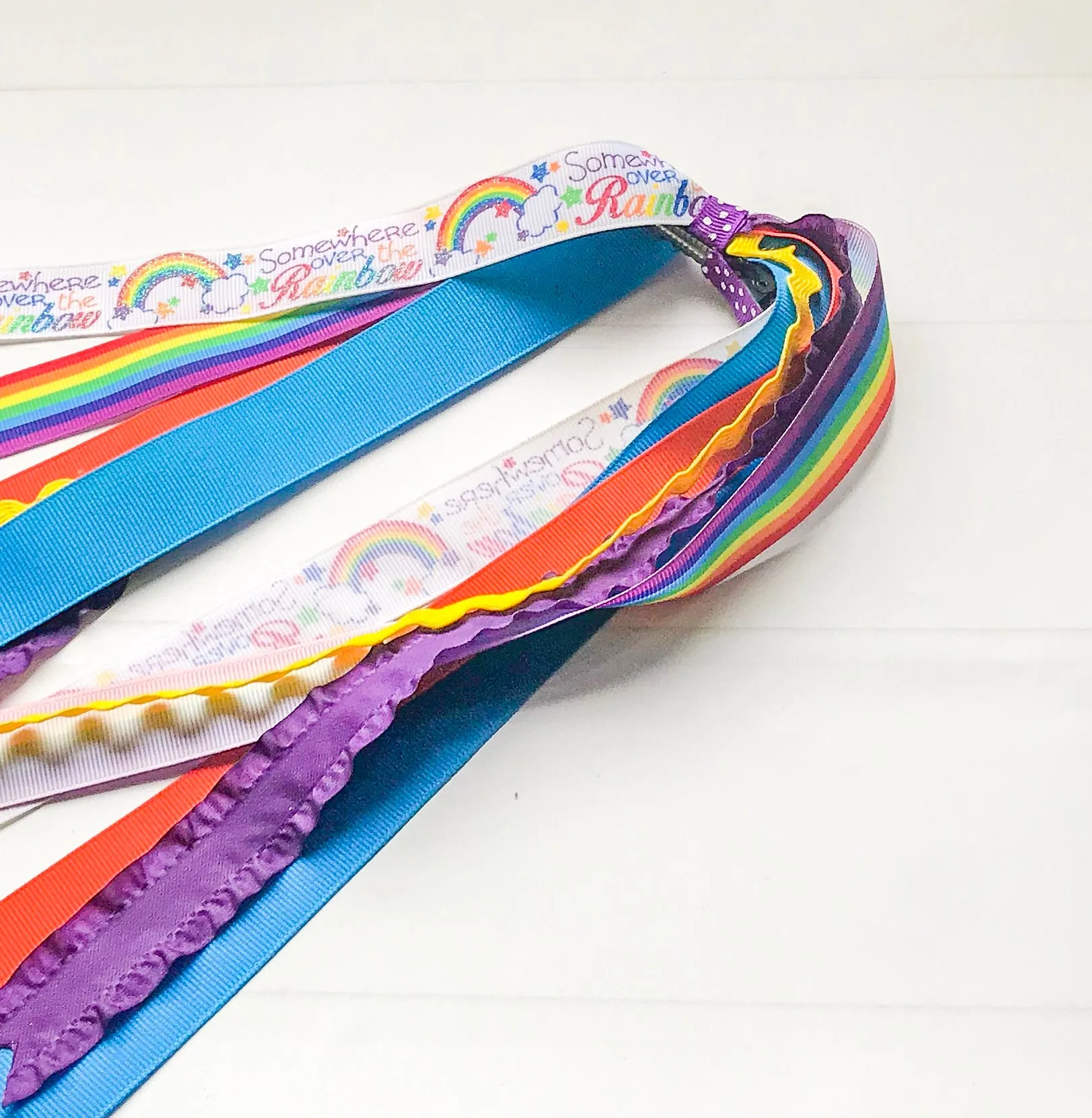 Over the Rainbow Ponytail Ribbon Streamers I The Enchanted Magnolia