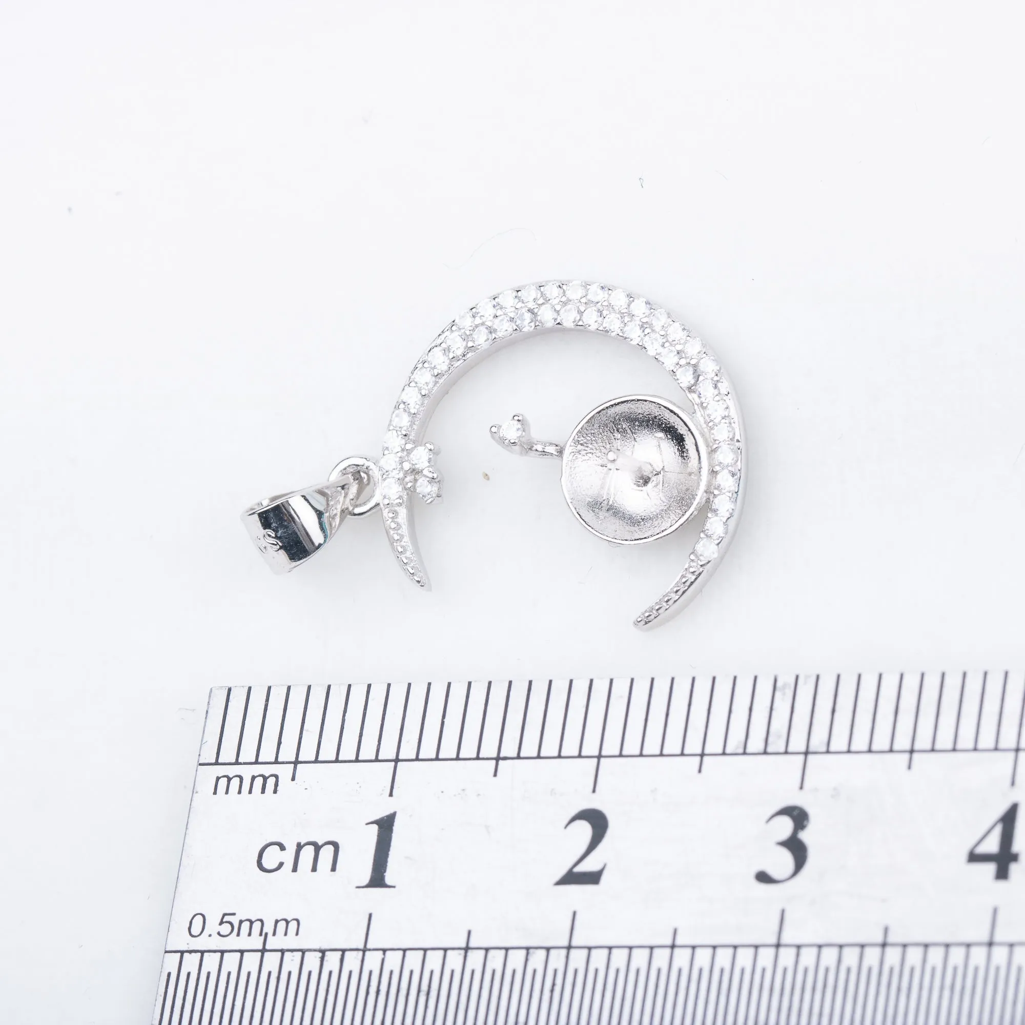 P010879 DIY 7-9mm Natural Freshwater pearl pendant accessory 925 sterling silver engagement jewelry necklace for women