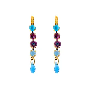 Petite Daisy Dangle Leverback Earrings in "Banana Split" *Custom*