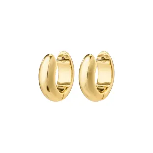 Pilgrim Amber Recycled Chunky Hoops