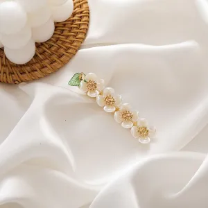 Premium Fuax Ivory Metal Hair Clip