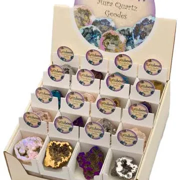 Rainbow Aura Geode