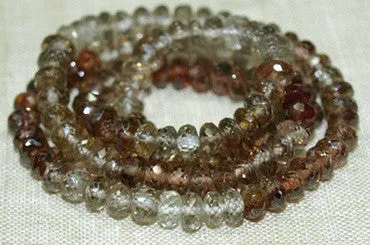 Reddish-Brown Zircon 5mm Rondelles