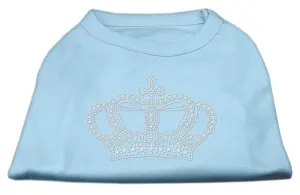 Rhinestone Crown Shirts Baby Blue XL (16
