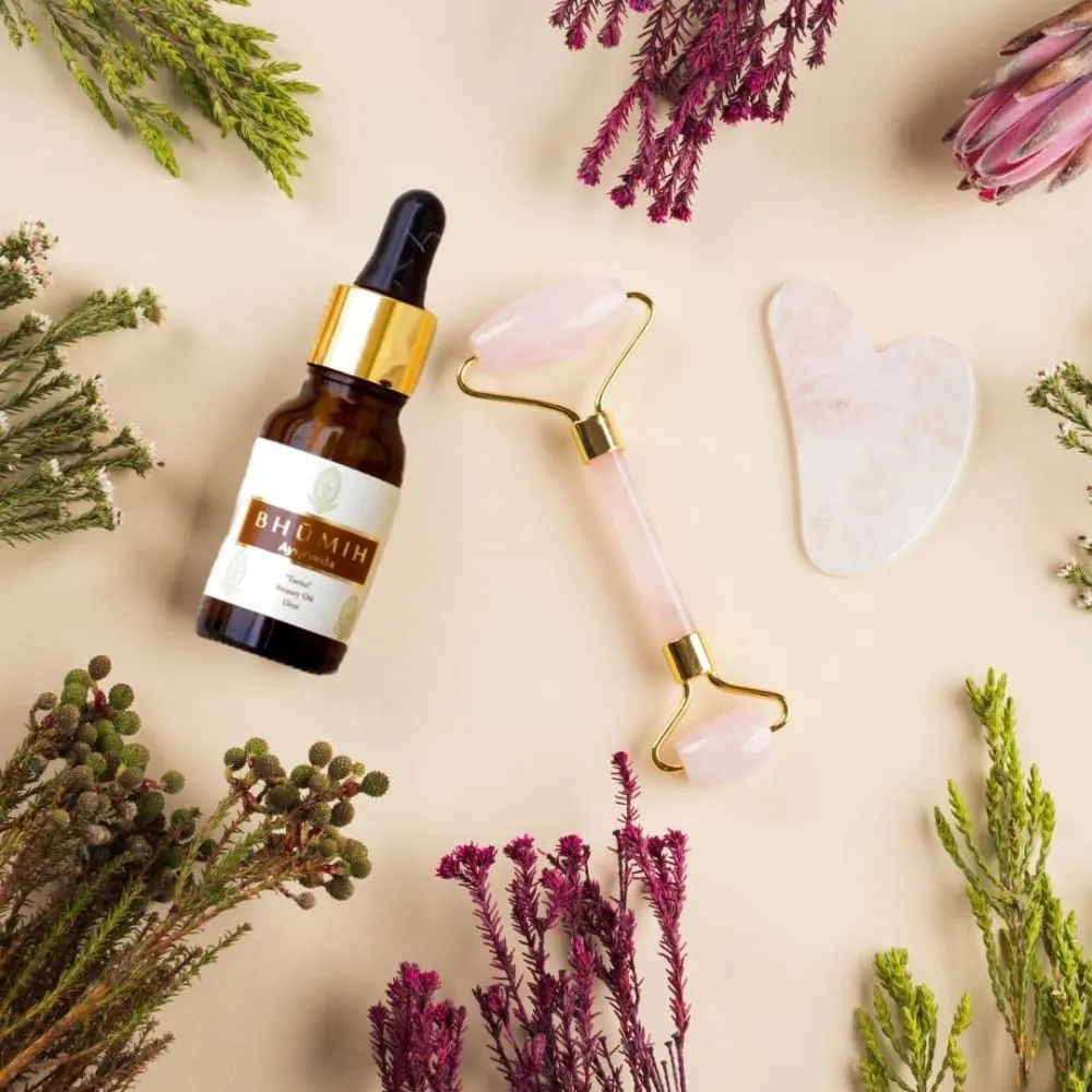 Rose Quartz Gua Sha Massager