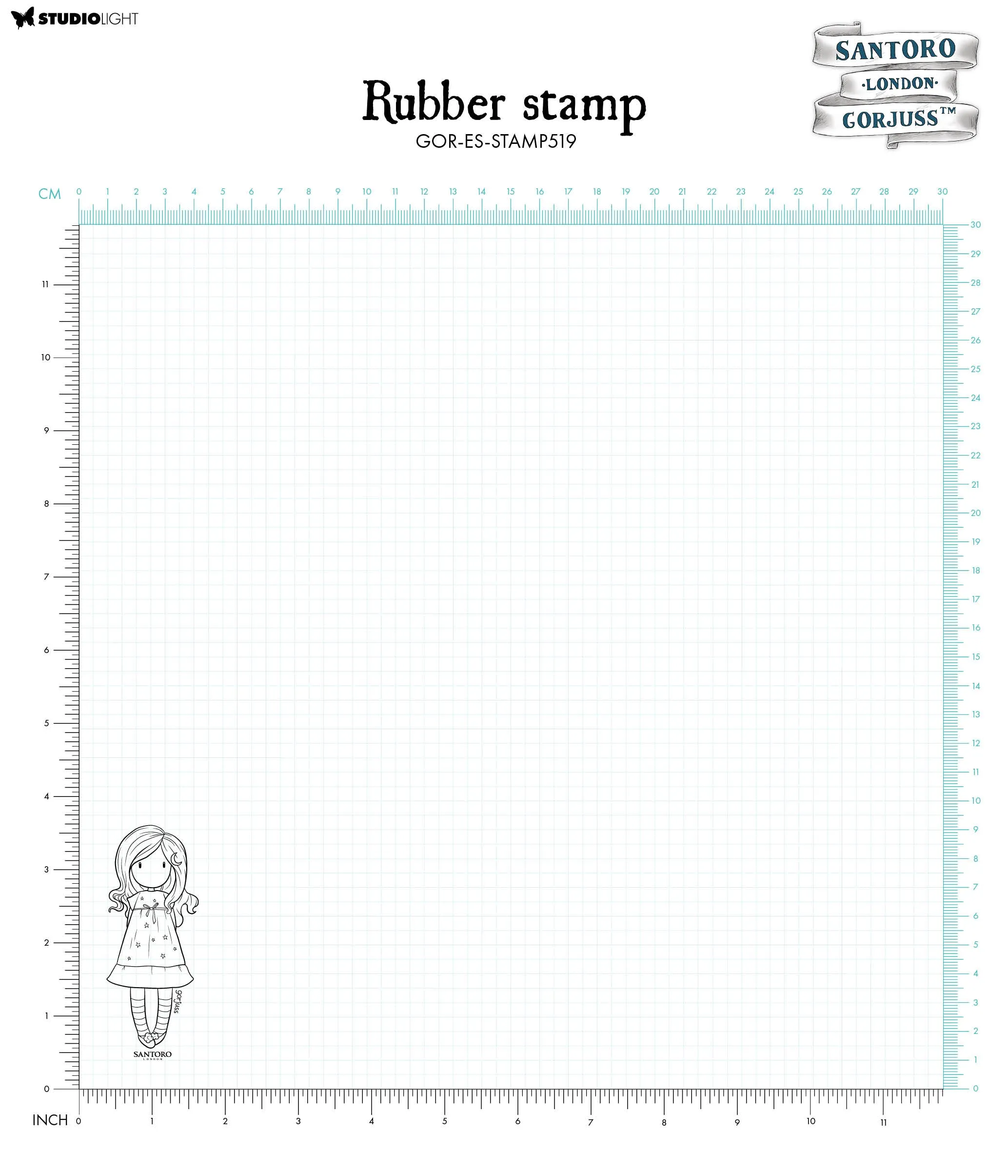 SAN Cling Stamp Twilight Gorjuss Essentials 90x55x5mm 1 PC nr.519