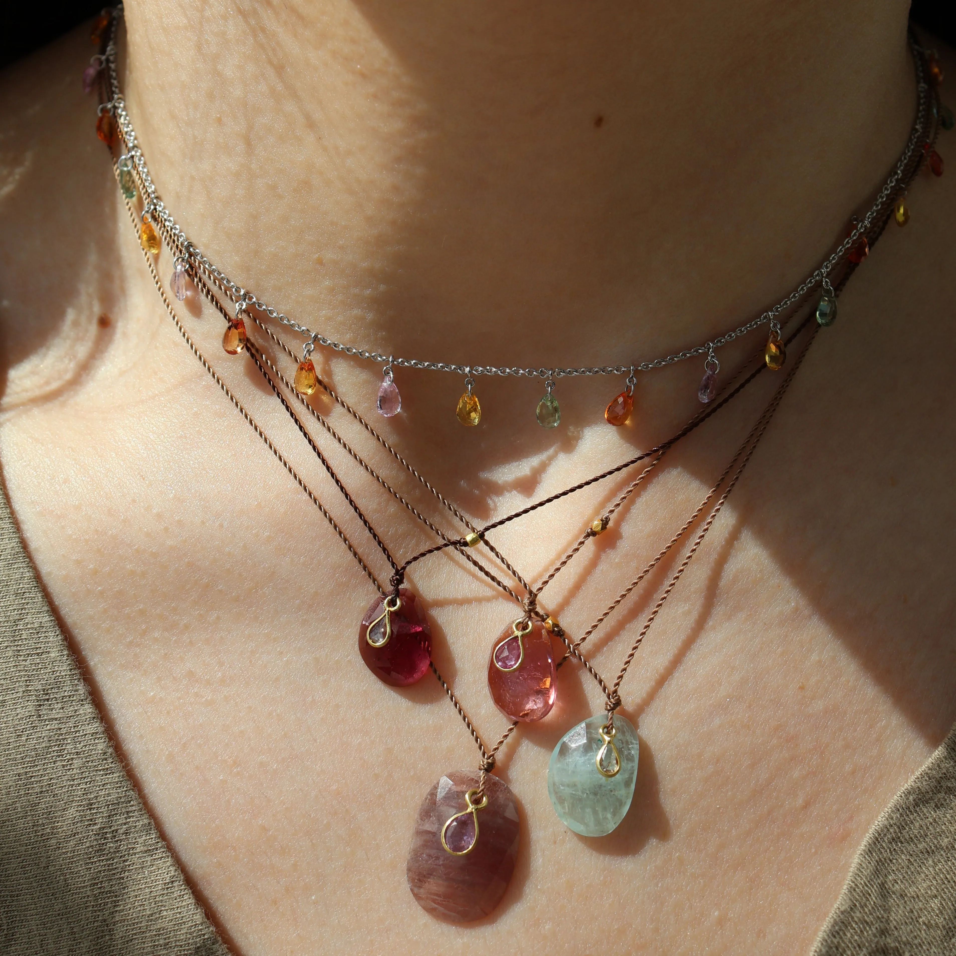 Sapphire Gemstone Necklace