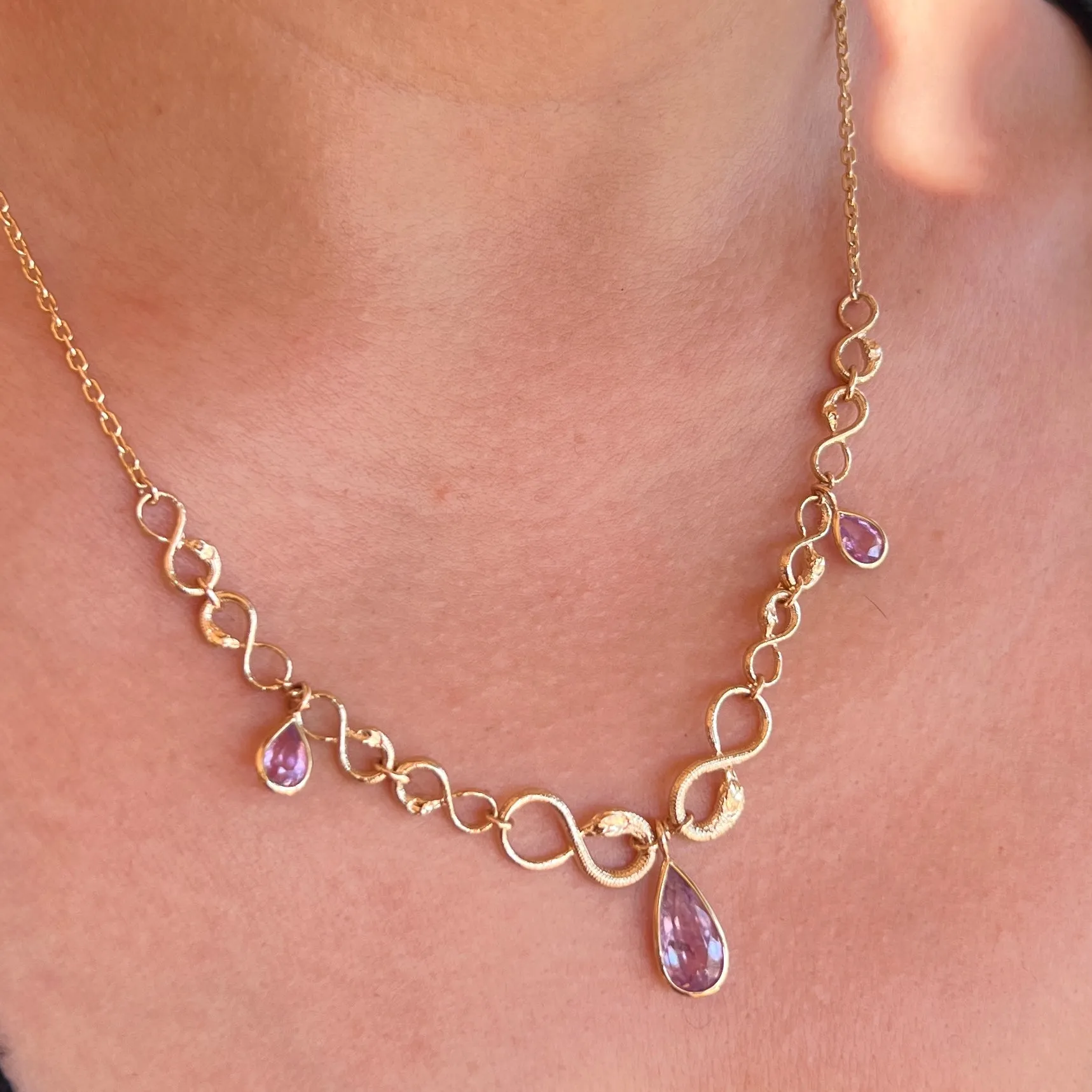 Sapphire Nagini Necklace