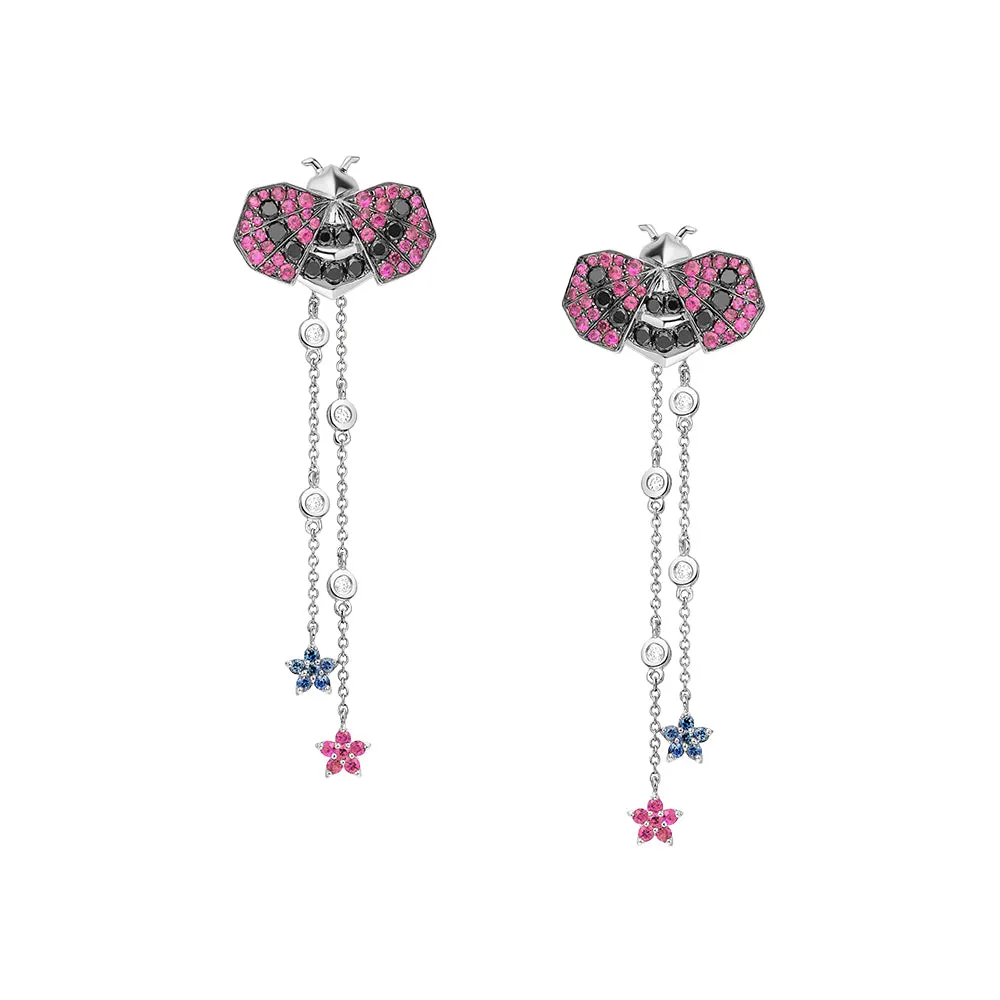 SARAH ZHUANG - FANTASY GARDEN - LADYBIRD EARRINGS