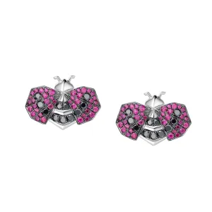 SARAH ZHUANG - FANTASY GARDEN - LADYBIRD EARRINGS