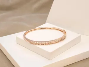 Single line AD Gold finish Bracelet