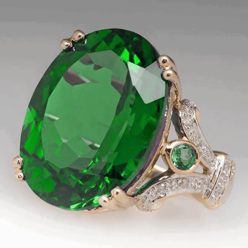 Stunning Multi Colors Silver Plated Large Zircon Rings
