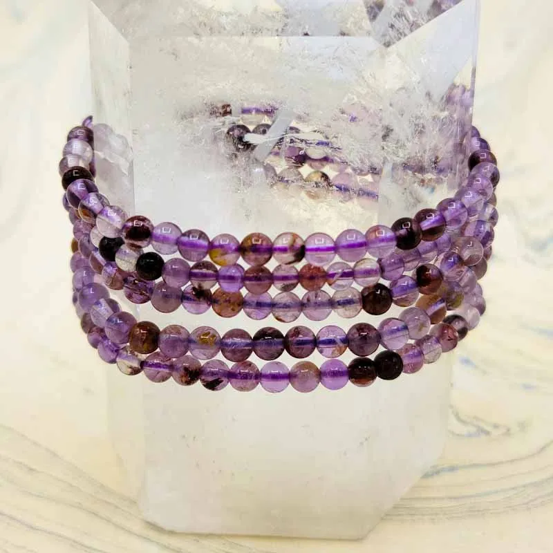 Super 7 Beaded Bracelet | 4mm