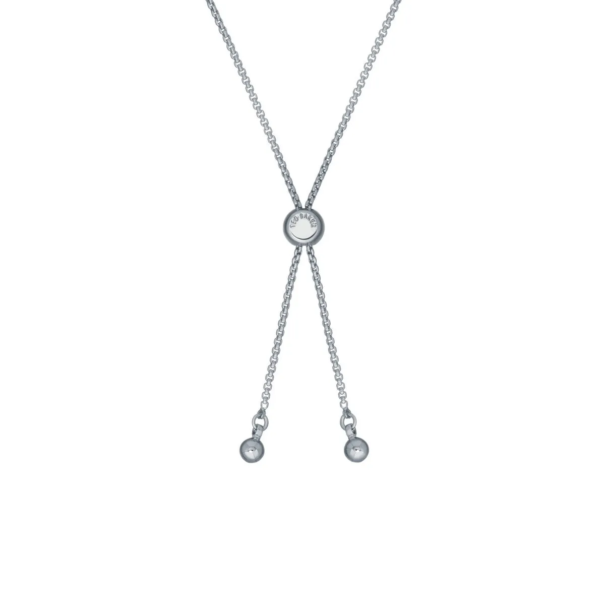 ted baker melrah icon silver tone crystal slider bracelet