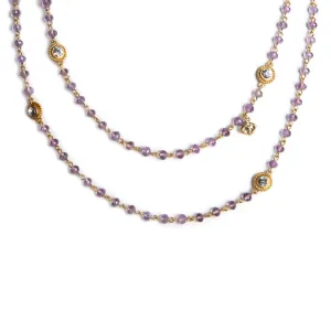 Wrap - 6mm Semi-Precious Amethyst Beads