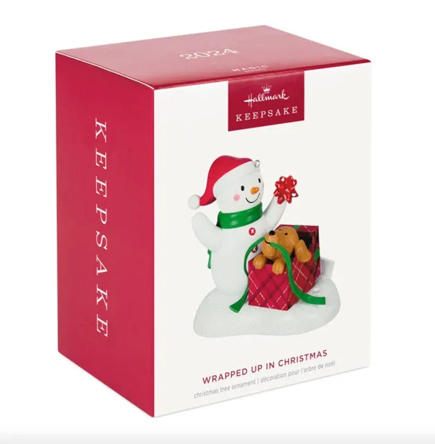 Wrapped Up In Christmas 2024 Musical Ornament