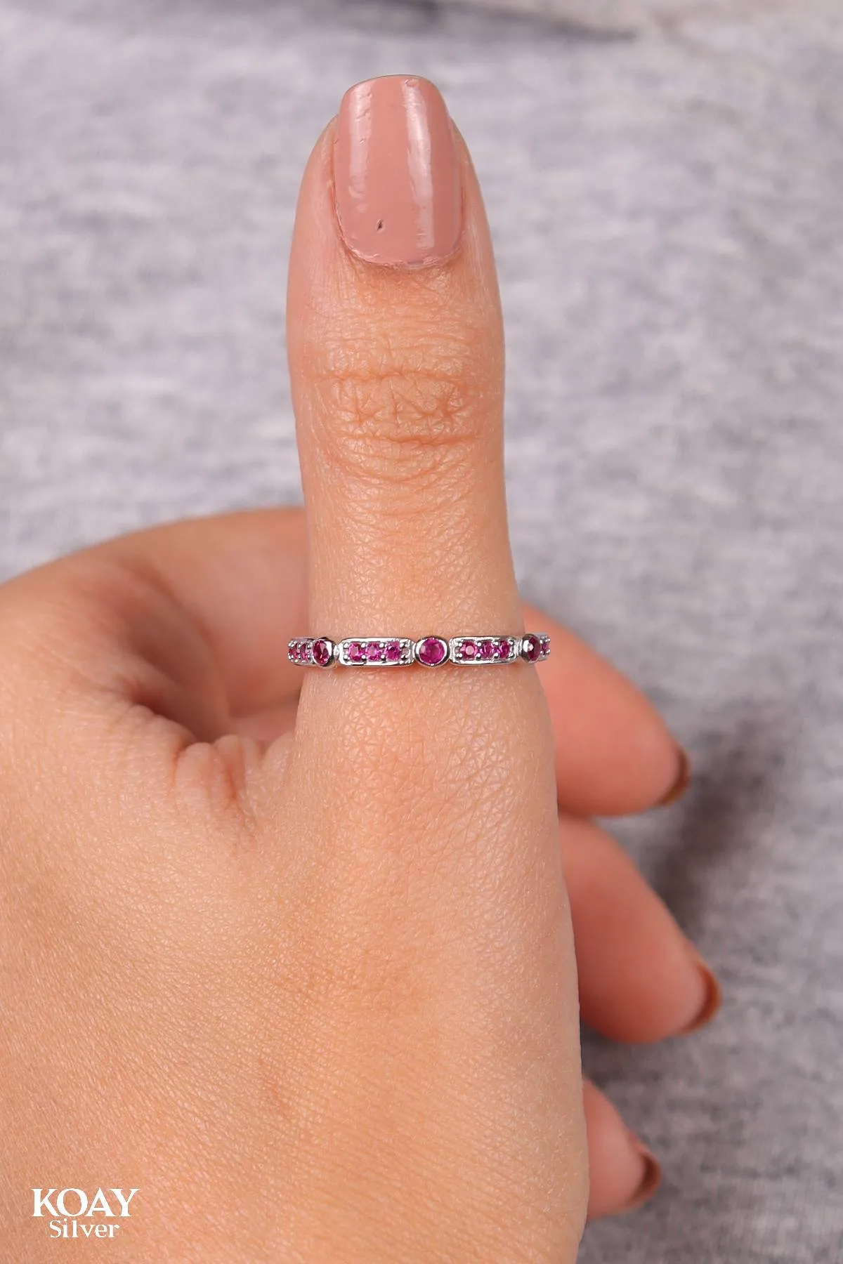 Zircon (042-Pink) Ring