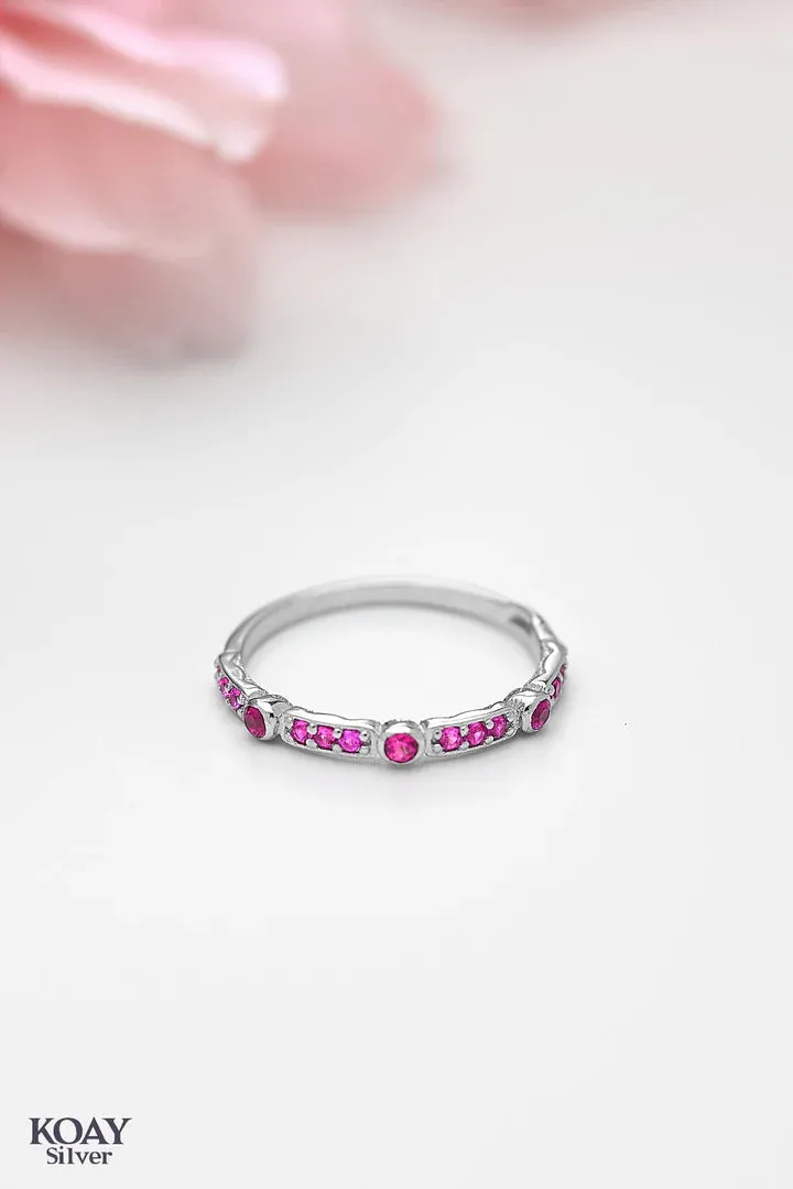 Zircon (042-Pink) Ring