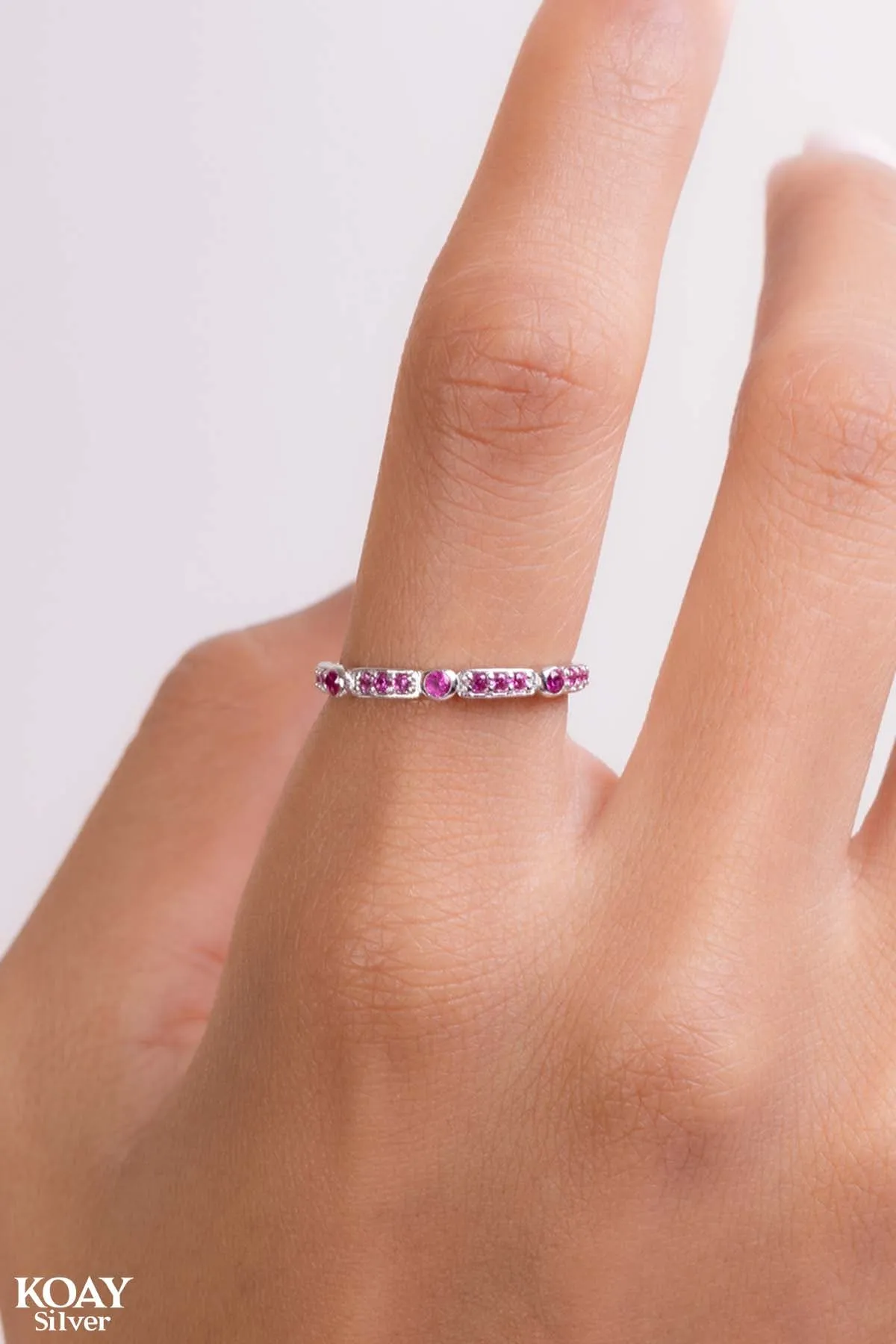 Zircon (042-Pink) Ring
