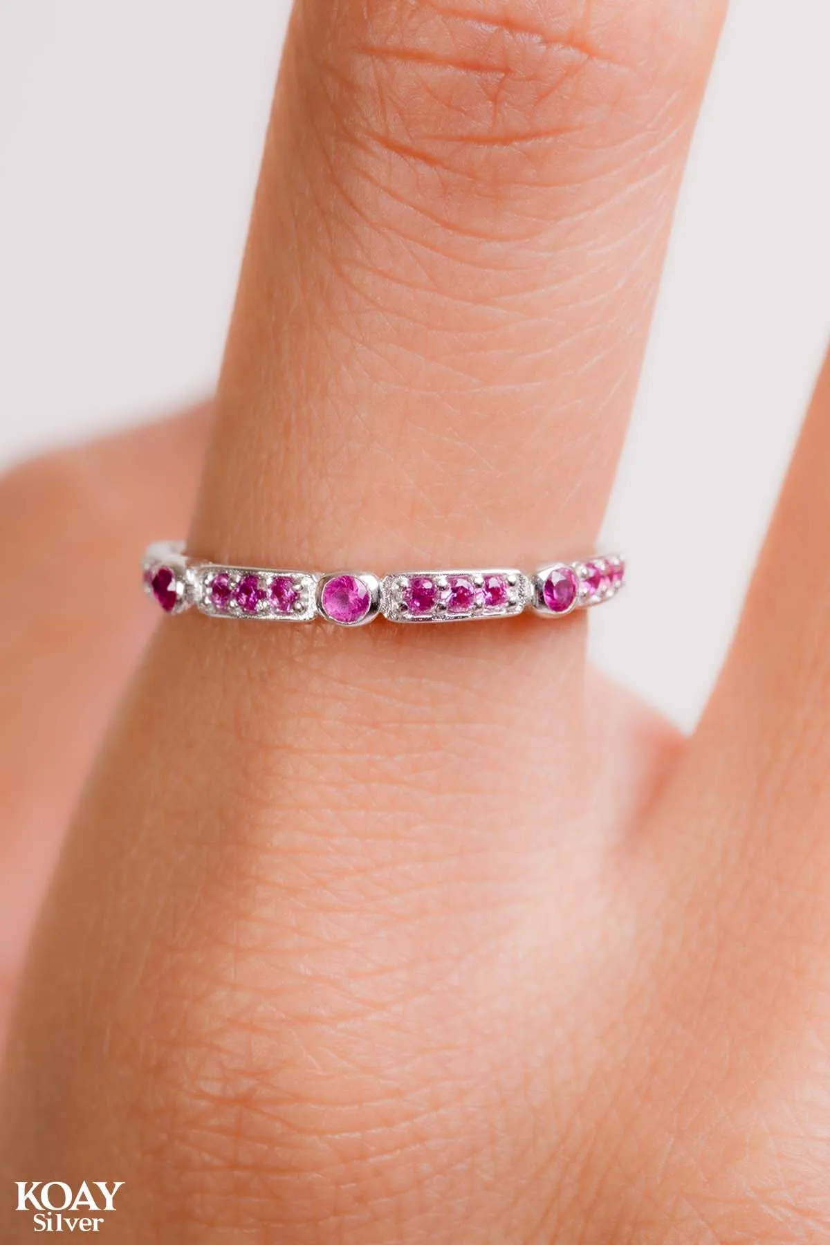 Zircon (042-Pink) Ring