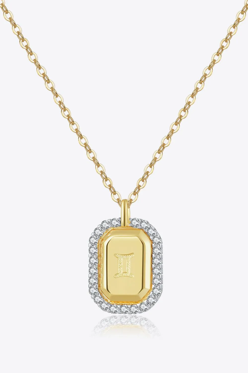 Zircon Decor Constellation Pendant Necklace